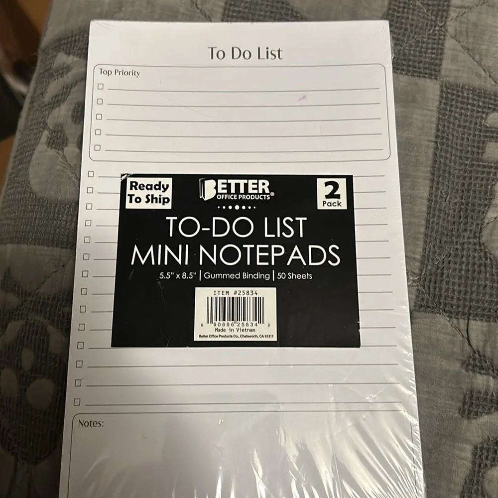 To do list notepad